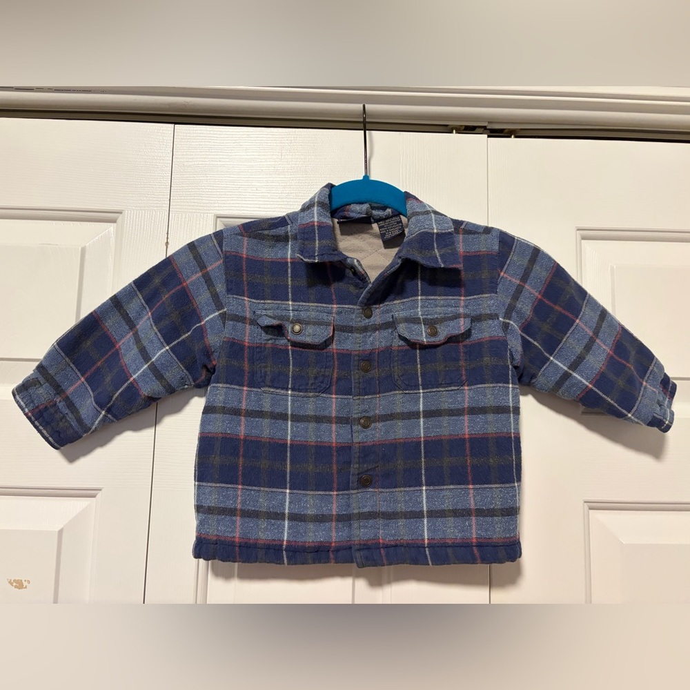 Toddler Faded Glory Flannel Jacket